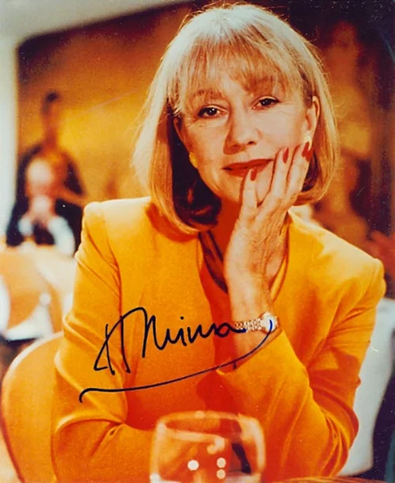 Helen Mirren autograph