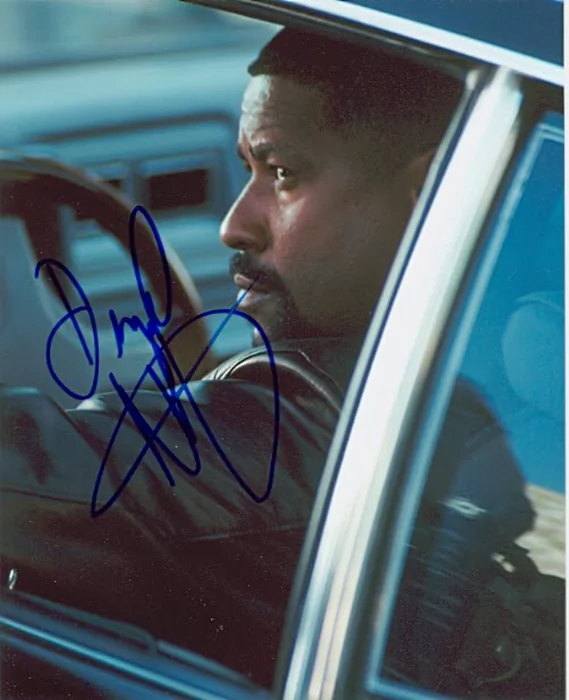 Denzel Washington autograph