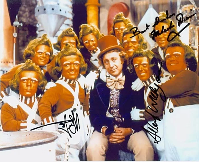Willy Wonka autograph
