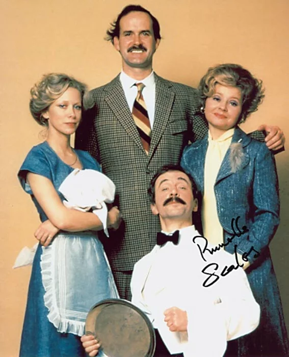 Prunella Scales autograph