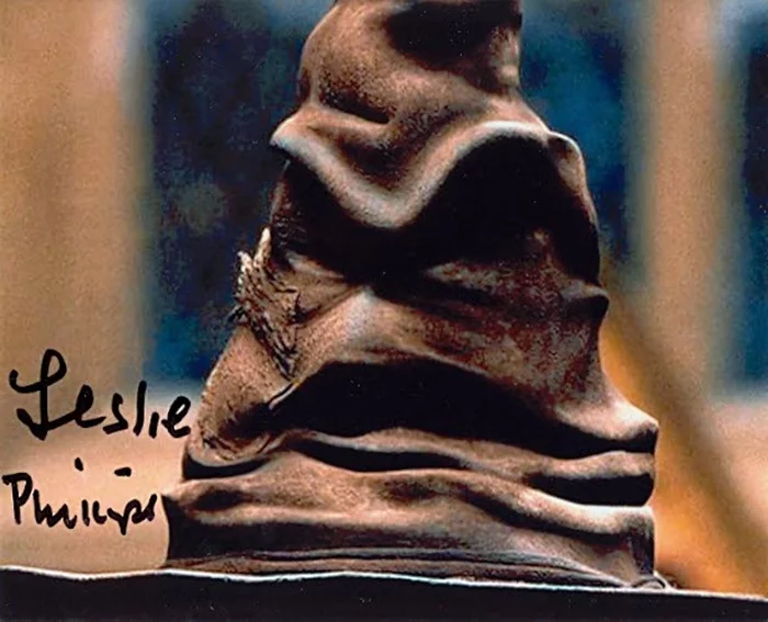 Leslie Phillips autograph