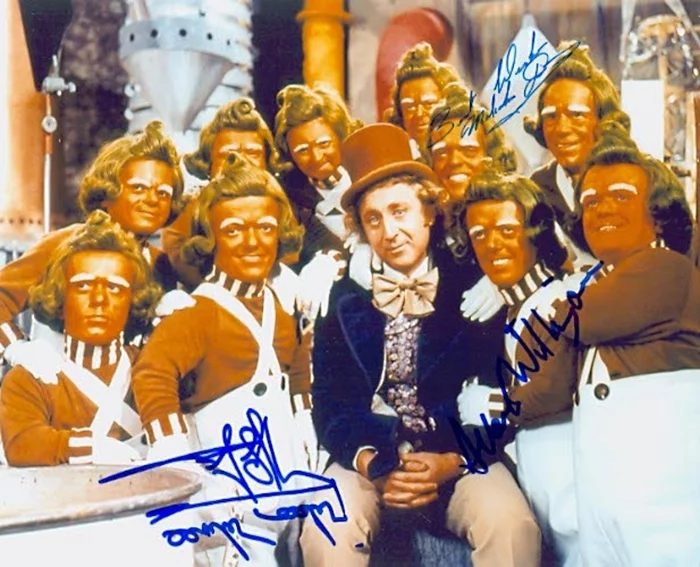 Willy Wonka autograph