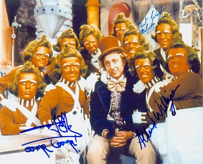 Willy Wonka autograph