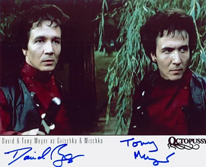 David & Tony Meyer autograph