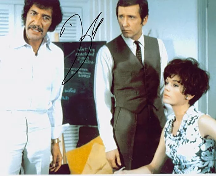 Peter Wyngarde autograph