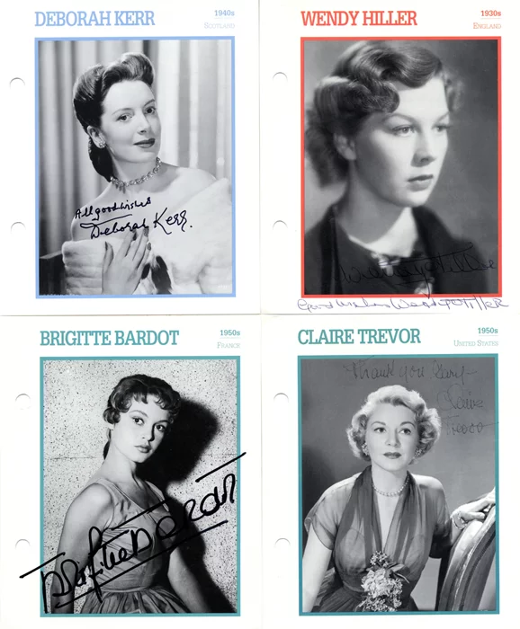 Signed Atlas Card Lot autograph