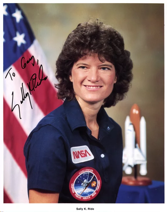 Sally K. Ride autograph
