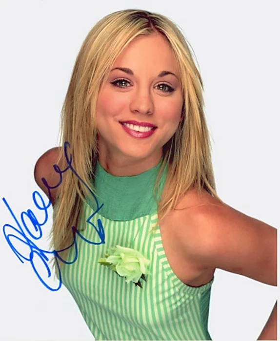 Kaley Cuoco autograph
