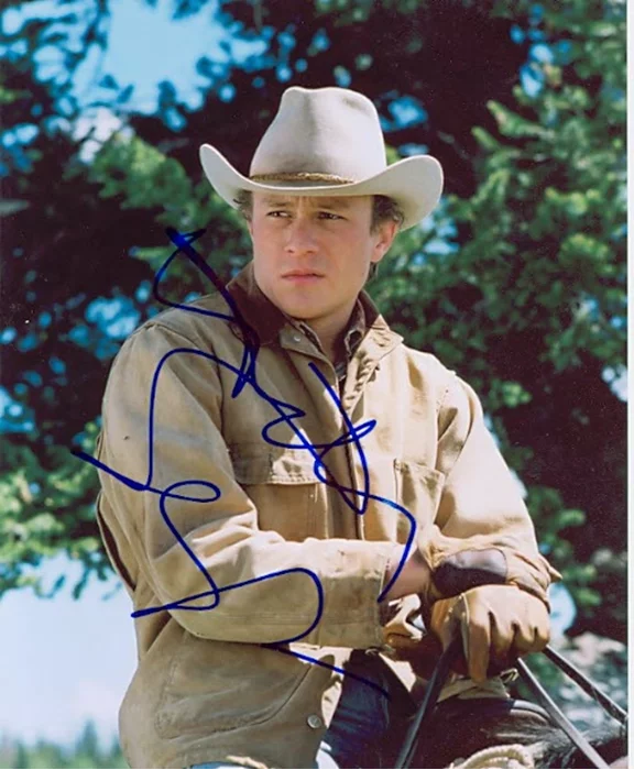 Heath Ledger autograph
