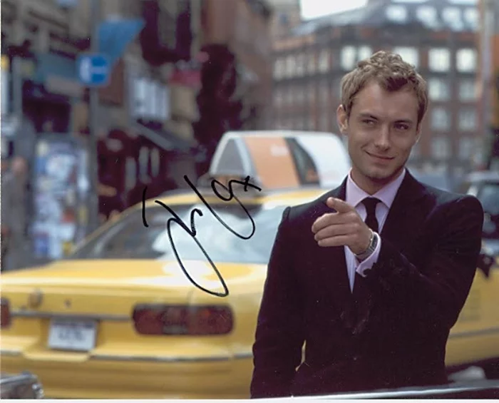 Jude Law autograph