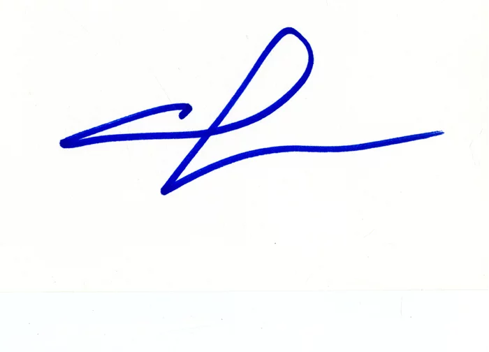 George Lucas autograph