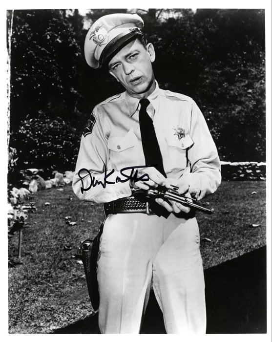 Don Knotts autograph