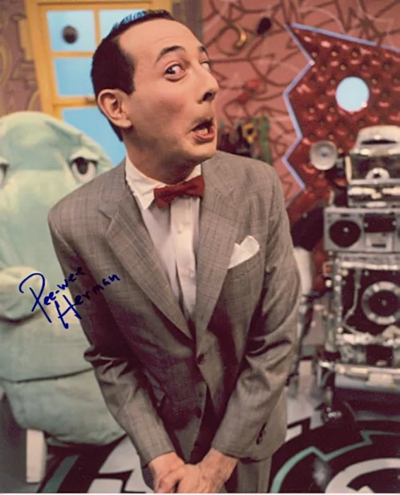 Pee-Wee Herman autograph