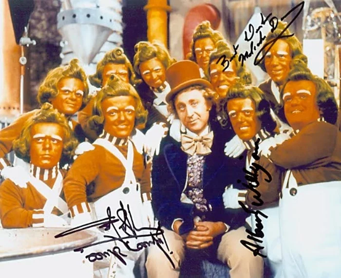 Willy Wonka autograph
