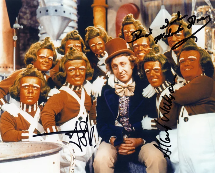 Willy Wonka autograph