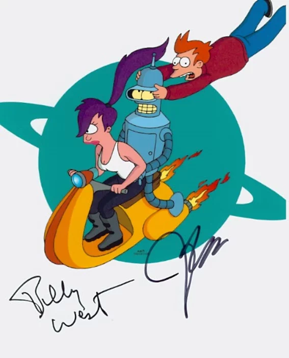 Futurama autograph
