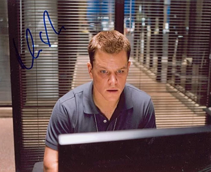Matt Damon autograph