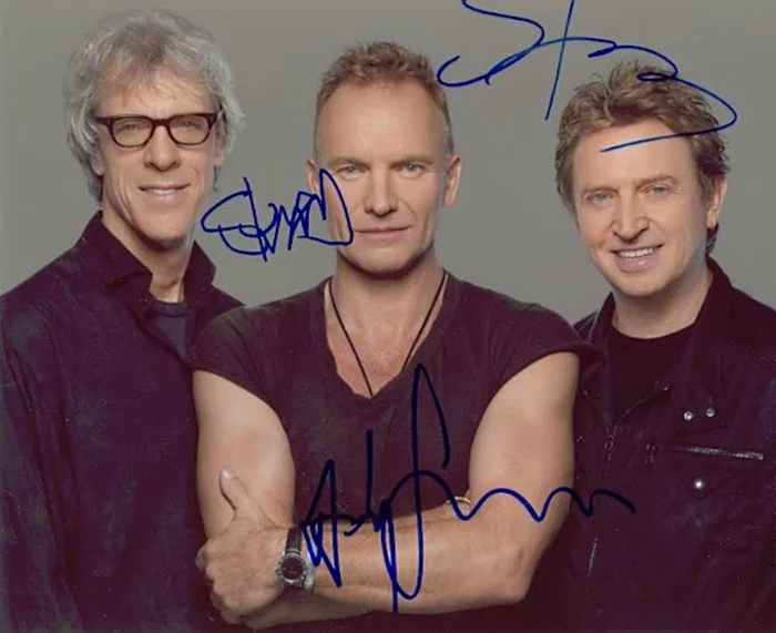 The Police autograph