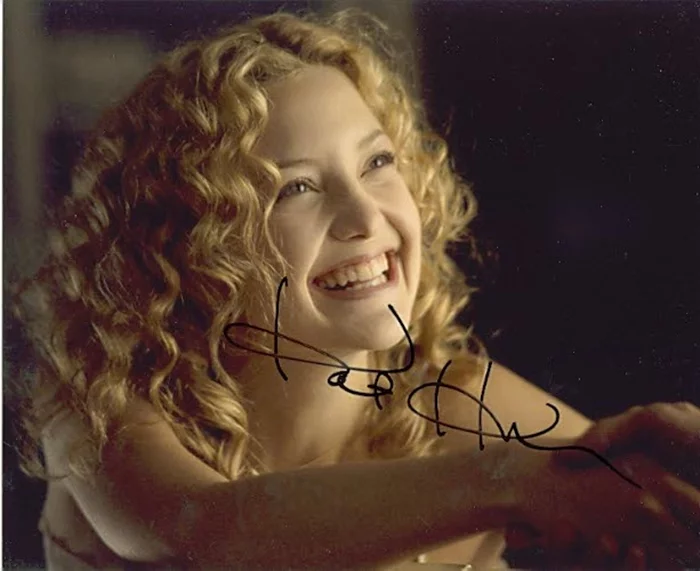 Kate Hudson autograph