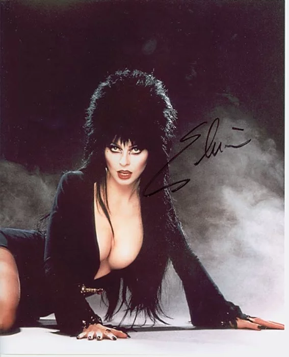 Elvira autograph