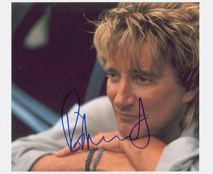 Rod Stewart autograph