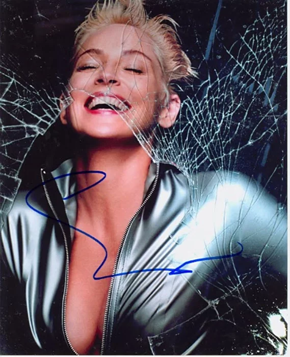 Sharon Stone autograph