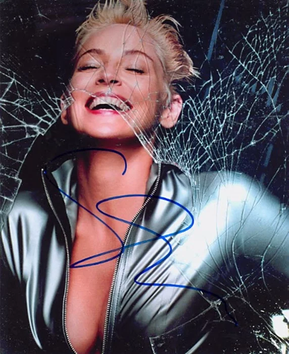 Sharon Stone autograph