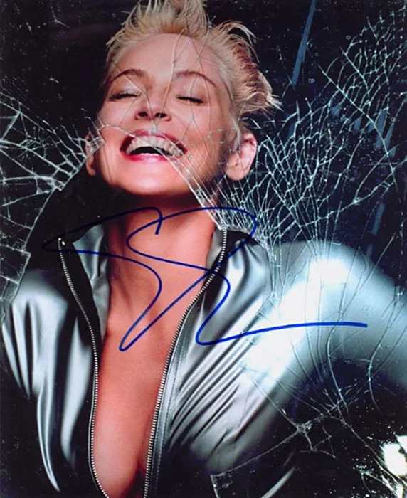 Sharon Stone autograph