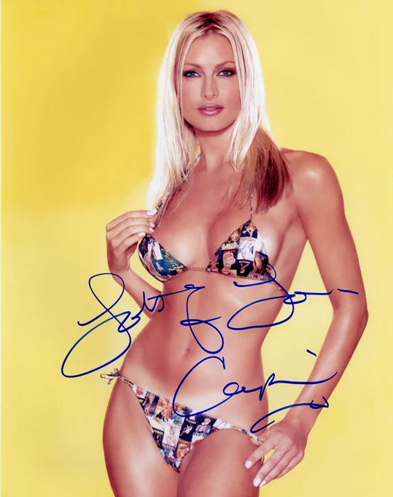 Caprice autograph