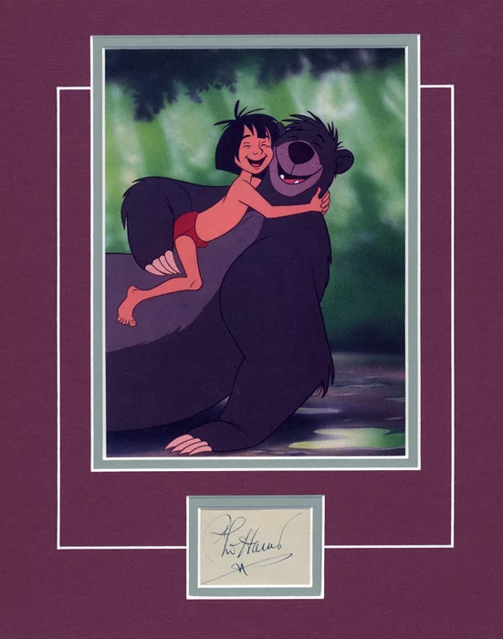 Disney's Baloo Bear autograph