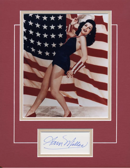 Ann Miller autograph
