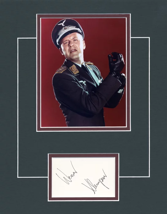 Werner Klemperer autograph