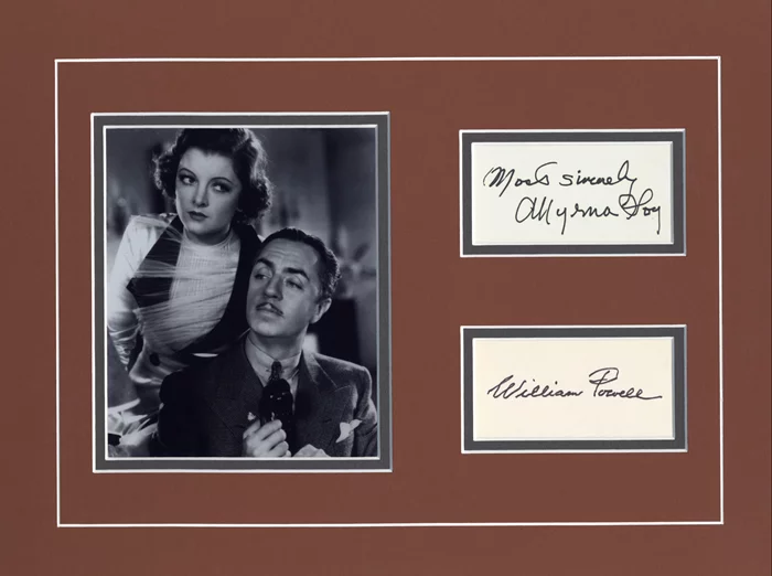 The Thin Man autograph