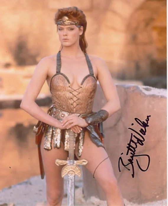 Brigitte Nielsen autograph