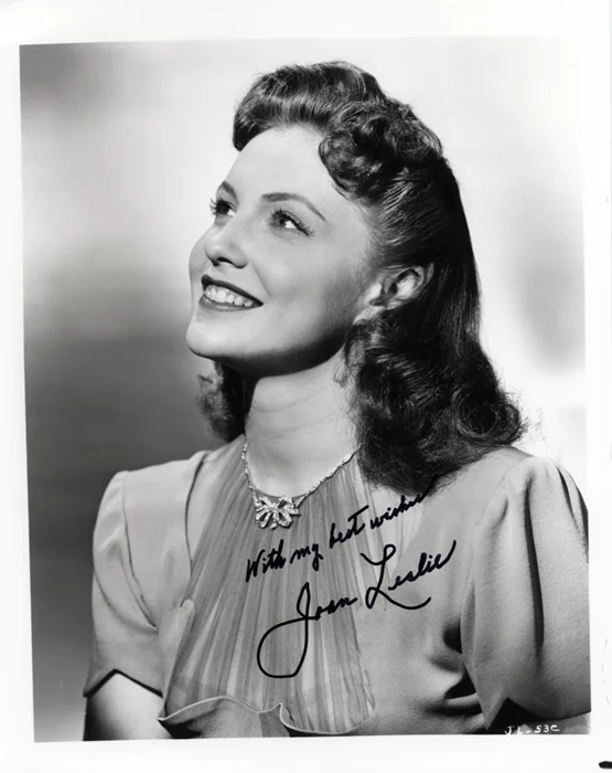 Joan Leslie autograph