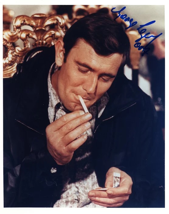 George Lazenby autograph