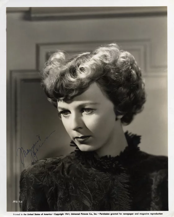 Margaret Sullivan autograph