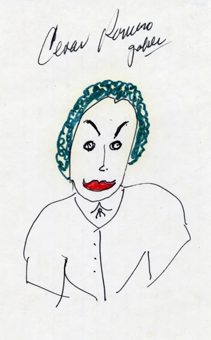 Cesar Romero autograph