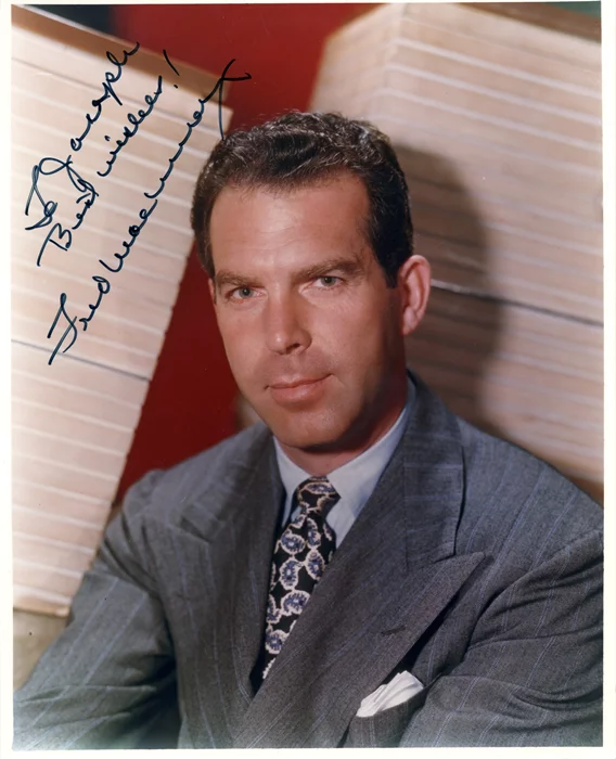 Fred MacMurray autograph