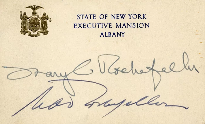 The Rockefellers autograph