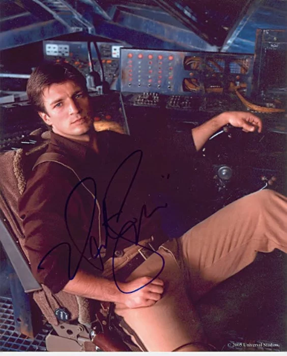 Nathan Fillion autograph