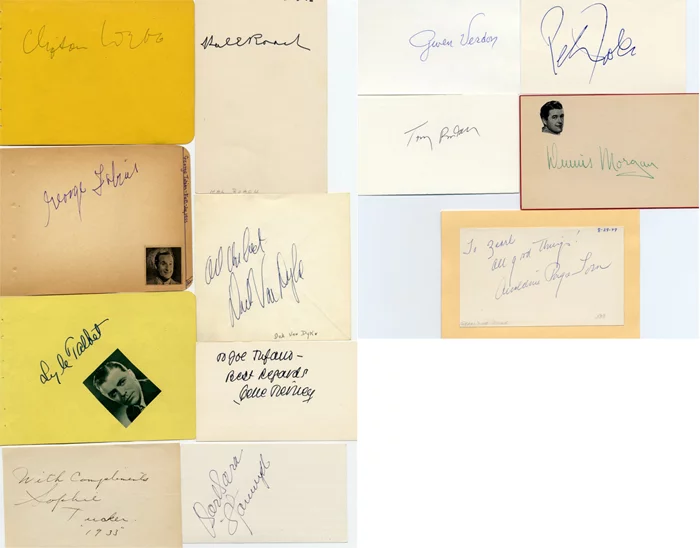 Vintage Signature Collection autograph