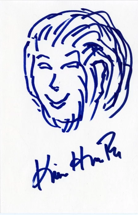 Kim Hunter autograph