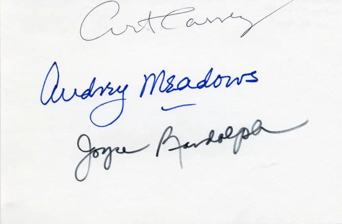 The Honeymooners autograph