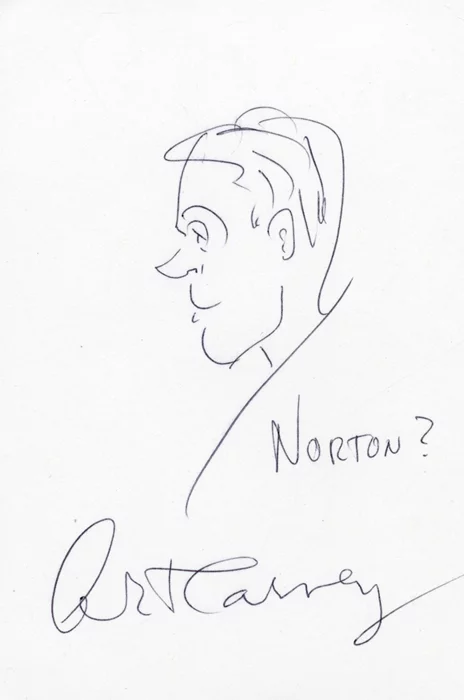 Art Carney autograph