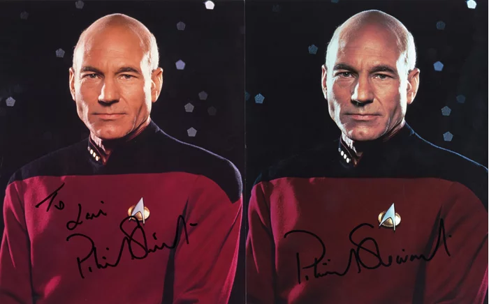 Patrick Stewart autograph