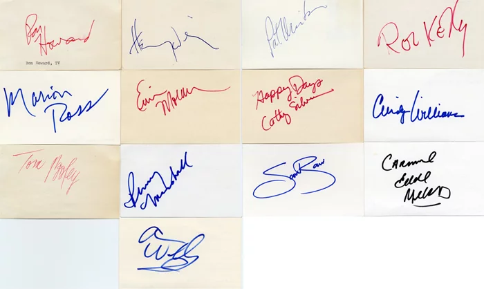 Taxi autograph