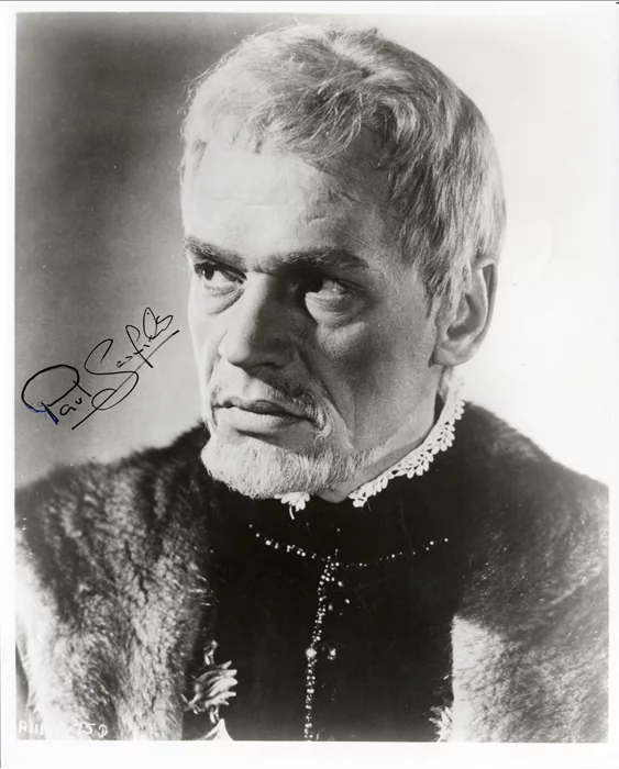 Paul Scofield autograph