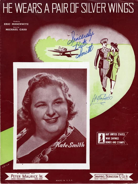 He Wears A Pair of Silver Wings autograph