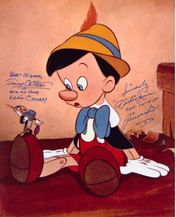 Pinocchio autograph